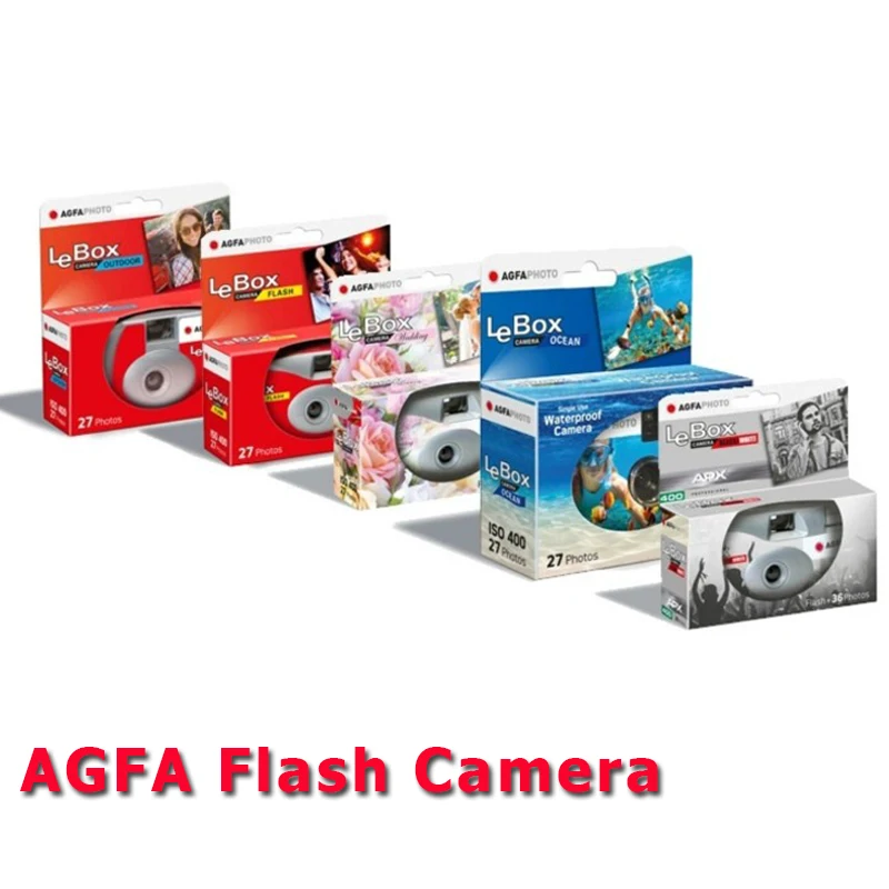 2023 Для AGFA одноразовая пленочная камера retro shoot film machine 135mm ISO 400 Film 27EXP 36EXP PHOTO Fool Film Camera Film