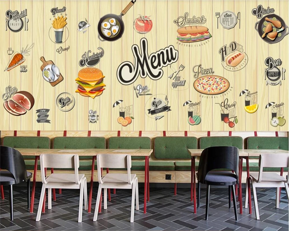 beibehang papel de parede 3d Индивидуальная HD фреска ручной росписи кирпичная стена ресторан фон для напитков обои для домашнего декора