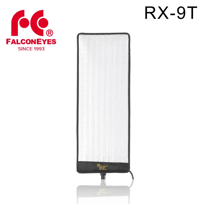 Falcon Eyes RX-9T 40 Вт Профессиональное видеоосвещение Портативные светодиодные Водонепроницаемые Фонари для селфи Гибкая Светодиодная лампа для фотосъемки