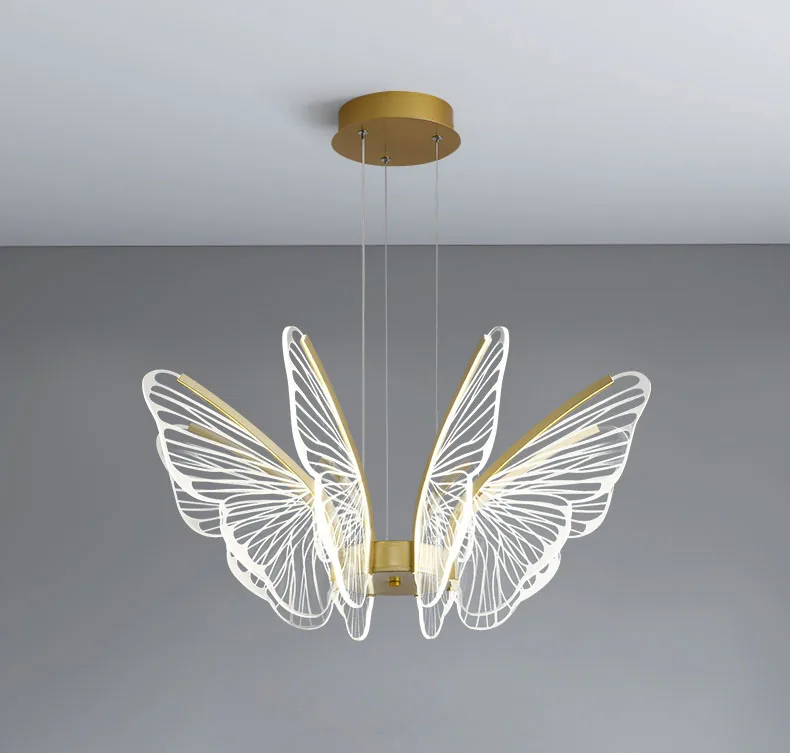 Nordic Master Chelier Атмосферный светильник, Подвесные светильники, декор комнаты, Светодиодная модель бабочки, подвесные светильники