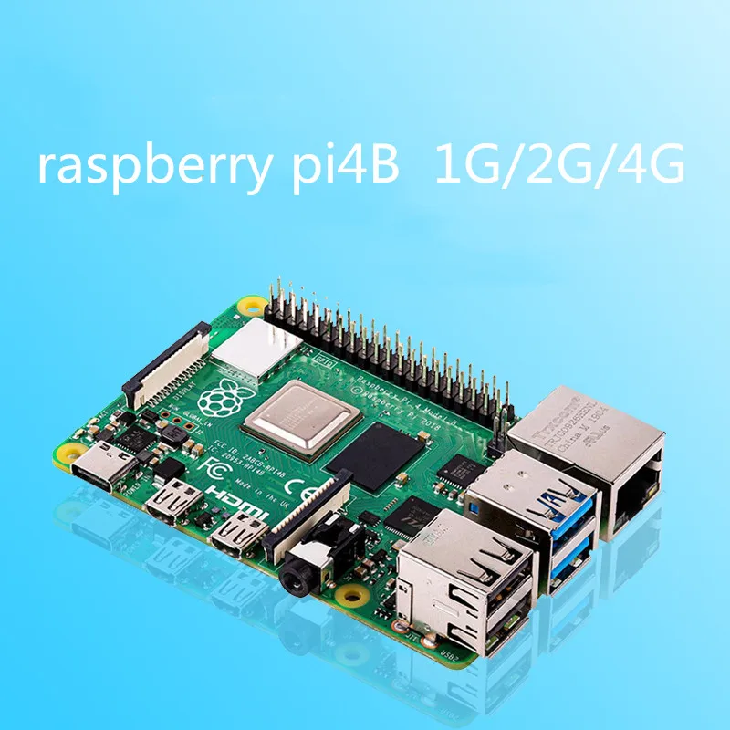Raspberry Pie 4-го Поколения B-типа Raspberry Pi 4B Плата Разработки Материнской платы с Искусственным Интеллектом Небольшой Компьютерный Комплект