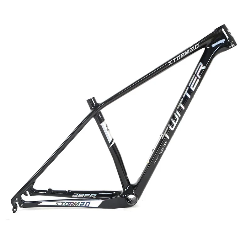 TWITTER frame M5 полностью черная карбоновая рама для горного велосипеда через ось 12*142 (148) Технология EPS OEM карбоновая рама для горного велосипеда