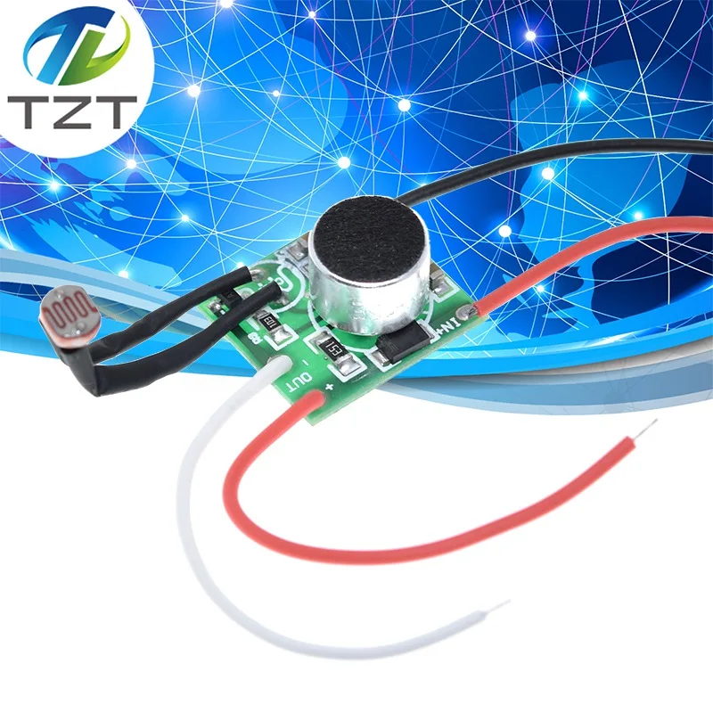 TZT DIY Низковольтный Датчик Управления Звуком и Светом Постоянного Тока Постоянного тока 3V-30V Светодиодный Драйвер 5V 6V 12V 24V Фоточувствительный Модуль Голосового Переключателя Схема