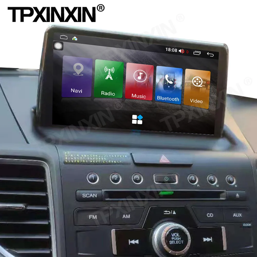 Автомагнитола Carplay, стереоприемник Android для Honda CRV 2012 2013 2014 2015, GPS-навигатор, автомагнитола, головное устройство