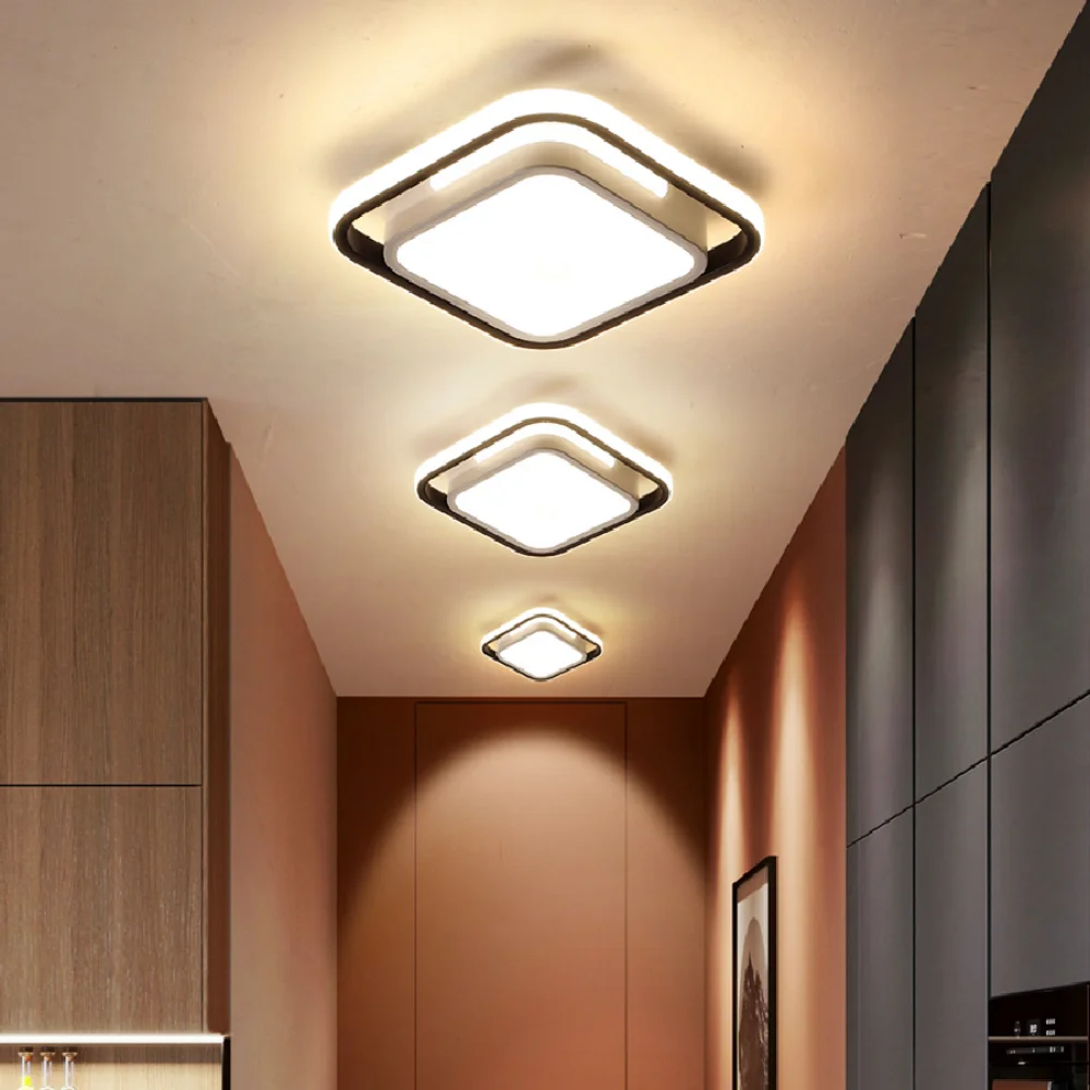 Акриловая люстра со светодиодной подсветкой для коридора, гардеробной, балкона, прихожей, потолочного освещения, освещения для украшения дома