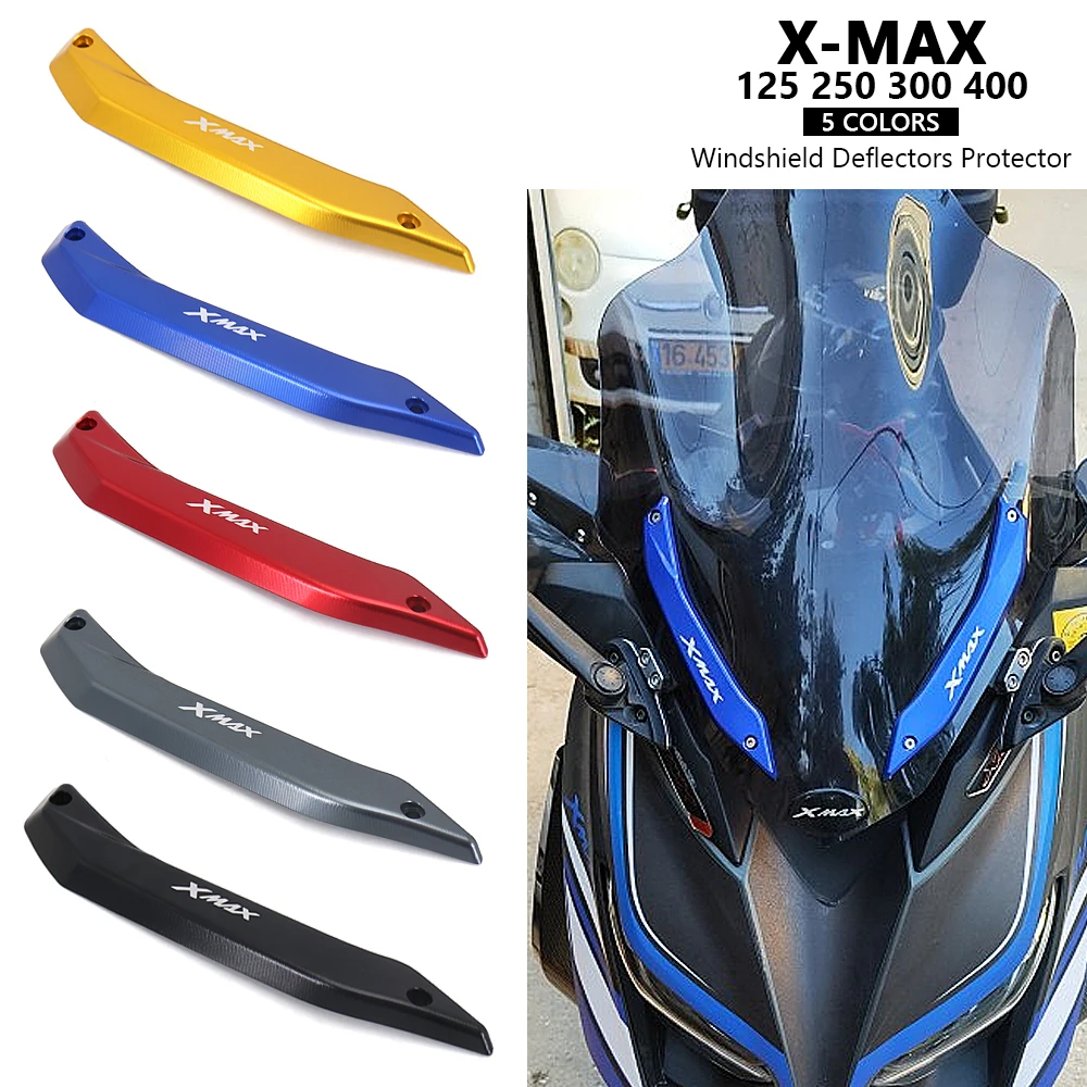 Аксессуары для мотоциклов Дефлекторы Лобового Стекла Кронштейн Ветрового Стекла Протектор Для YAMAHA X-MAX125 X-MAX250 X-MAX300 X-MAX400