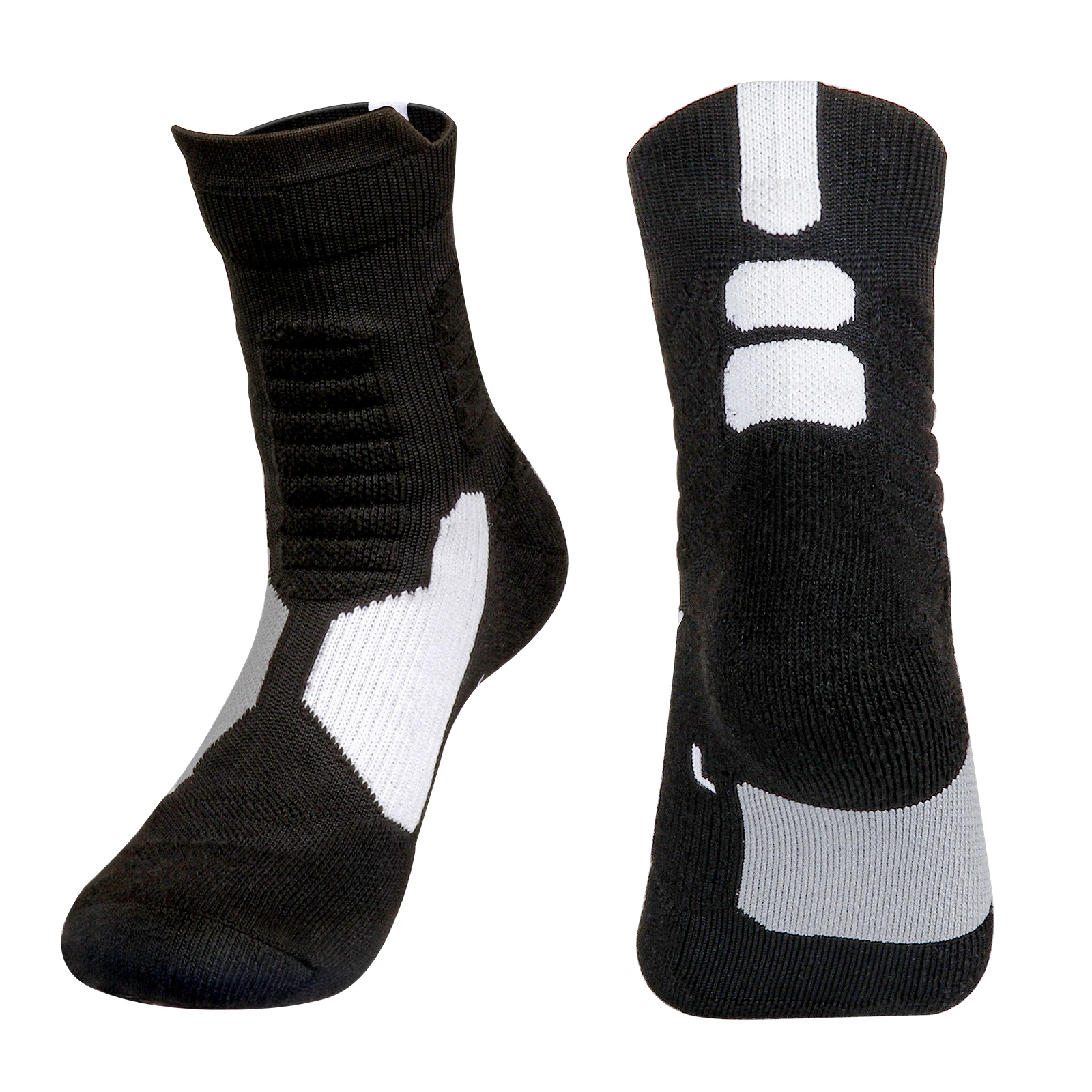 Баскетбольные носки YUEDGE, носки для спортивной команды на открытом воздухе для мужчин и женщин, 3 упаковки спортивных носков с подушечками