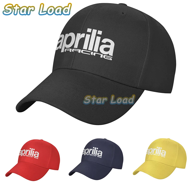 Бейсболка для мотоцикла Aprilia, мужская спортивная бейсболка в стиле Хип-хоп с черным принтом, Летняя кепка Snapback, Однотонная шляпа для мальчиков