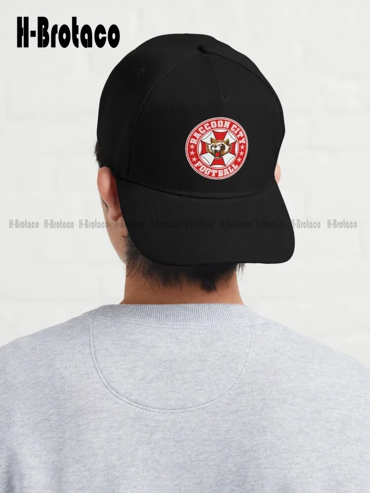 Бейсболка С Логотипом Футбольной Команды Raccoon City Umbrella Corporation, Черные Шляпы, Уличный Скейтборд Джинсового Цвета, Изготовленные На Заказ Подарочные Солнцезащитные Шляпы