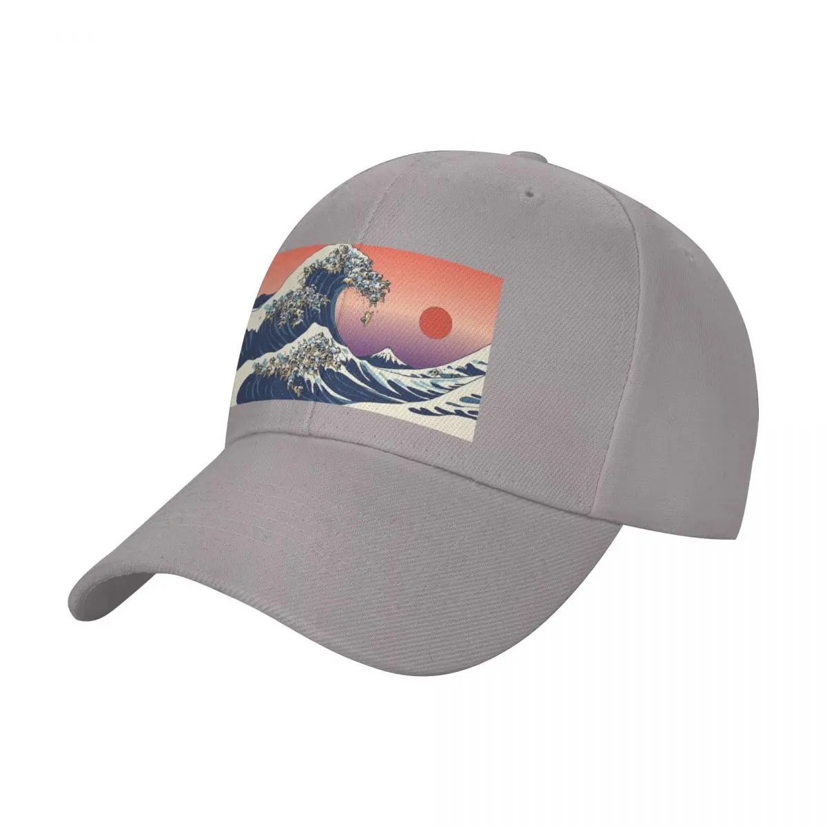 Бейсбольная кепка The Great Wave of Pug, детская шляпа, женская одежда для гольфа, мужская