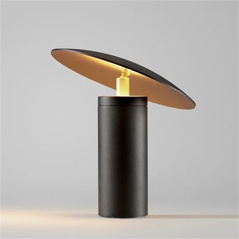 Винтажная настольная лампа TEMAR Nordic Креативный дизайн Черный настольный светильник Современная мода для дома Спальня Гостиная Декоративные