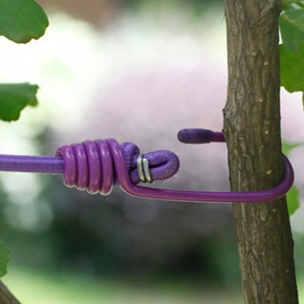 Выдвижная бельевая веревка для путешествий, прочная веревка для сушки белья с ветрозащитным зажимом для кемпинга на открытом воздухе
