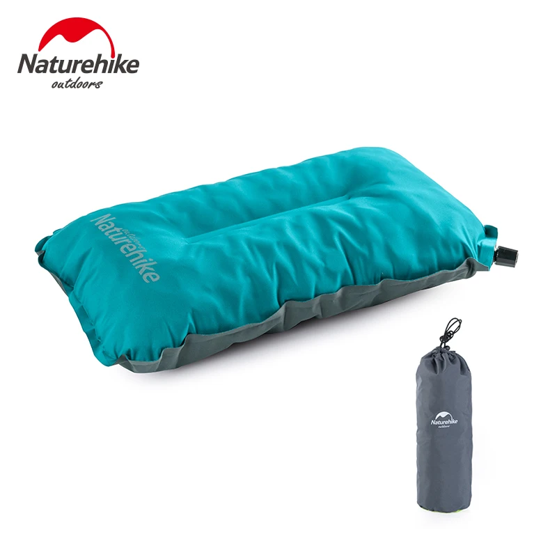 Губчатая подушка для кемпинга Naturehike Сверхлегкие складные Компактные надувные подушки для путешествий на открытом воздухе