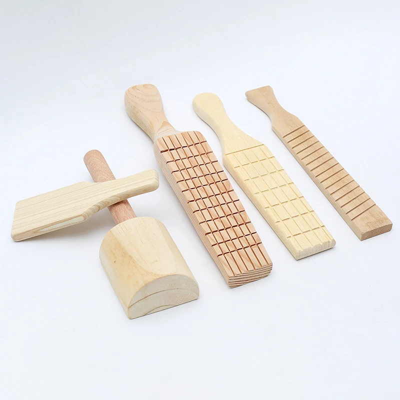 Деревянные глиняные лопатки, Гончарный инструмент для кухонной глины ручной работы, сжимающий, текстурирующий и формующий катушку