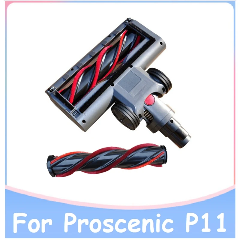 Для беспроводного ручного пылесоса Proscenic P11 Электрическая насадка для чистки пола с аксессуарами для роликовых щеток