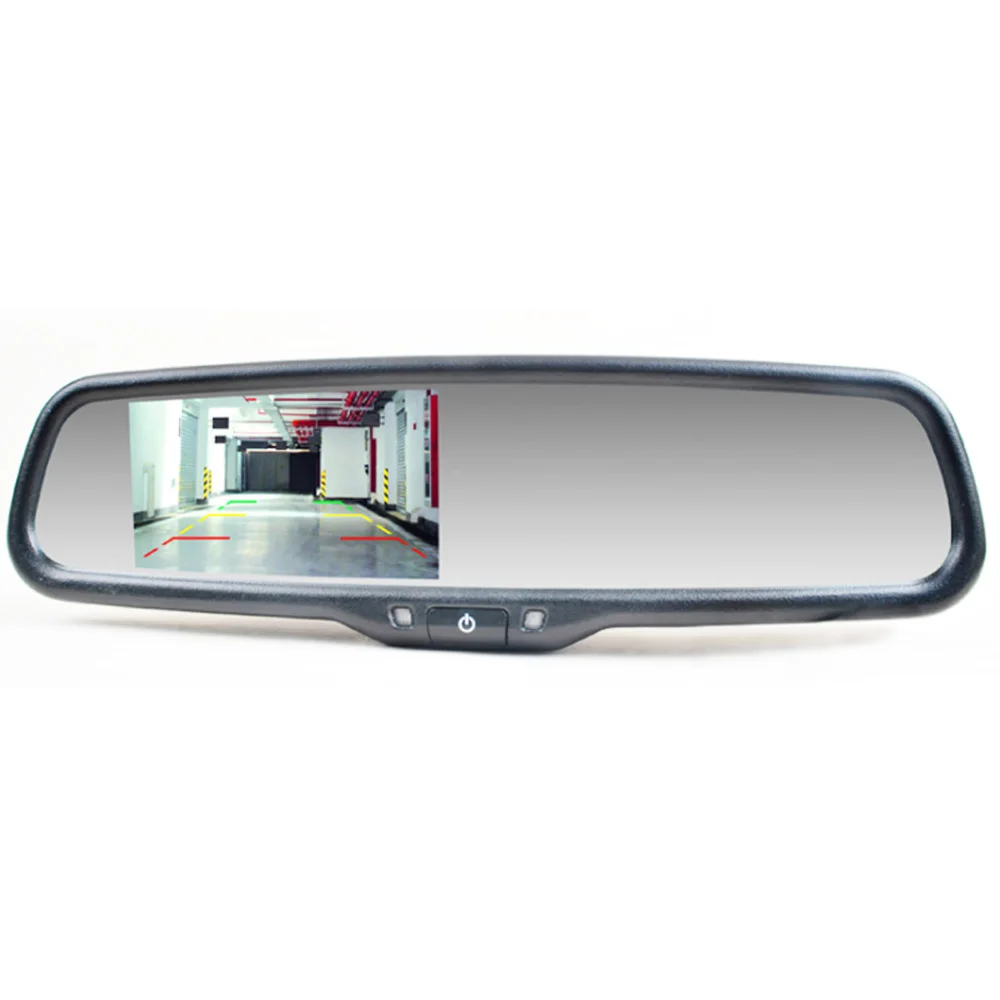 ЖК-монитор с парковочным зеркалом заднего вида, автомобильный кронштейн для защиты от ослепления, монитор для Mitsubishi