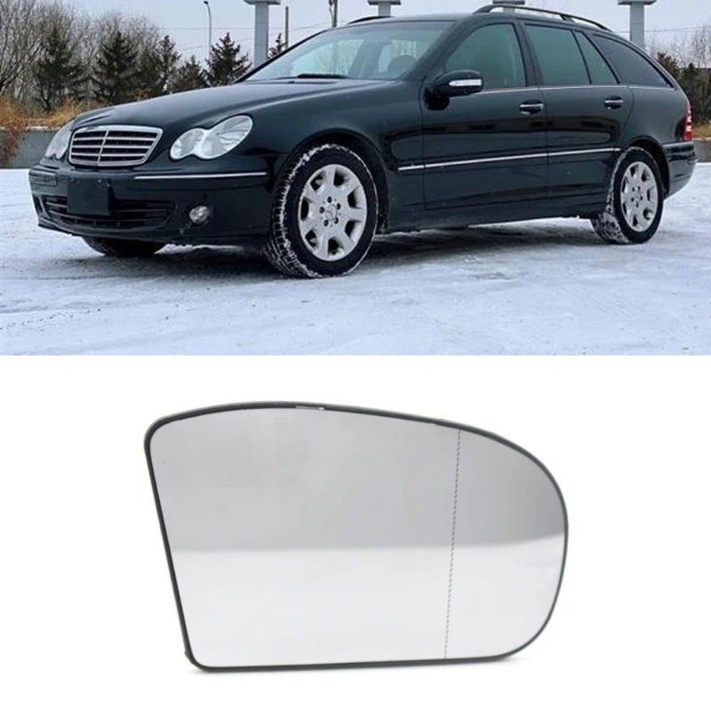 Замена линз левого и правого боковых зеркал заднего вида для Mercedes Benz W203/W211