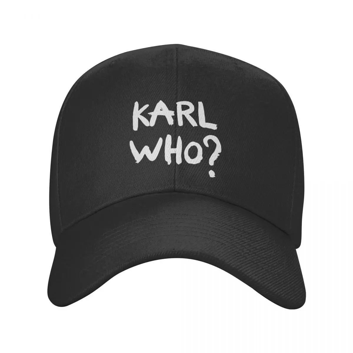 Изготовленная на заказ бейсболка со слоганом Karl Who для мужчин и женщин, Дышащая Шляпа дальнобойщика, Уличная одежда