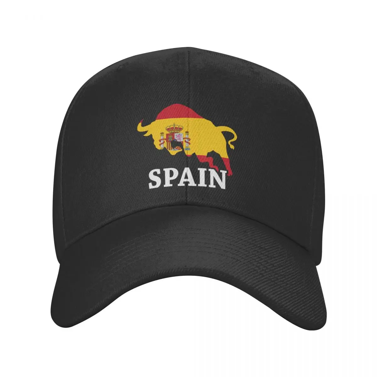 Классическая Бейсболка с испанским Быком и Флагом Испании Для Мужчин И Женщин, Регулируемая На Заказ Шляпа для папы для взрослых на открытом воздухе