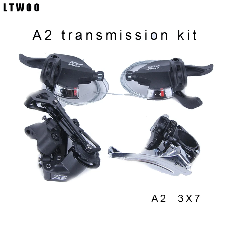 Комплект Трансмиссии LTWOO Mountain Bike A2 С 21-Ступенчатым Задним Переключением Передач 3 × 7-Ступенчатый Комплект Трансмиссии Для Горных велосипедов