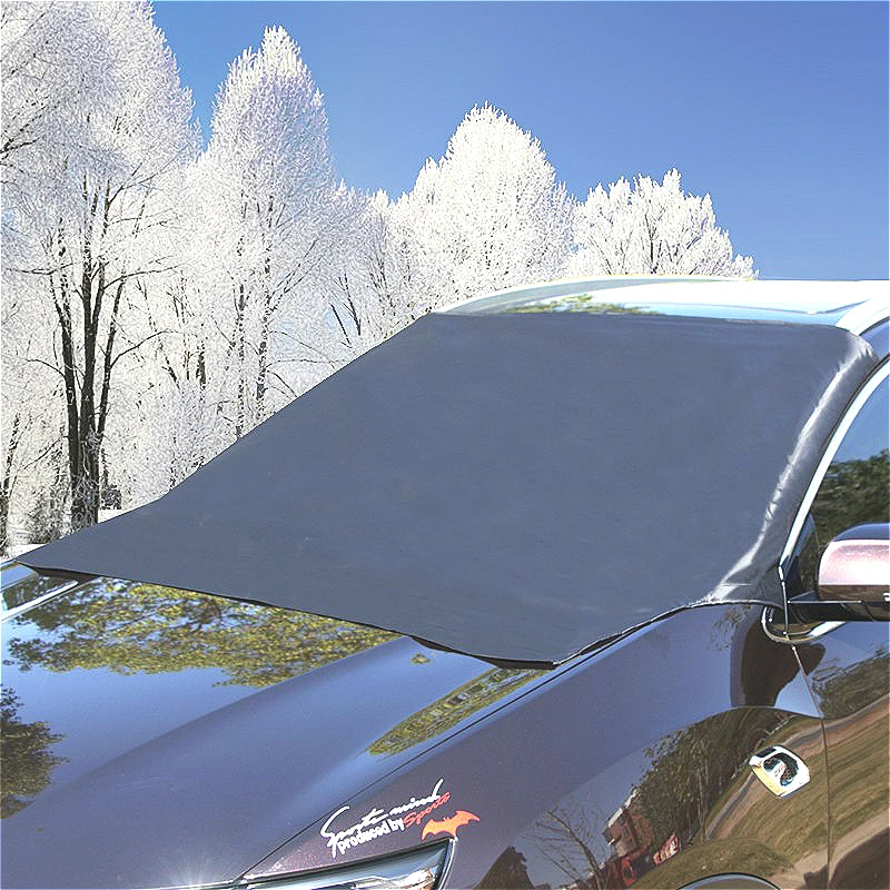 Магнитная крышка переднего ветрового стекла автомобиля, автомобильный козырек, ветровое стекло автомобиля, Снежный козырек от солнца, Водонепроницаемый чехол для автомобиля 210 * 120 см