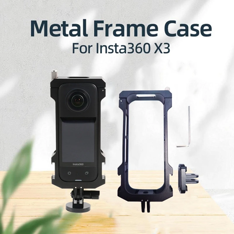Металлическая рамка-кролик для экшн-камеры Insta360 X3, Аксессуары для защитной Расширительной рамки
