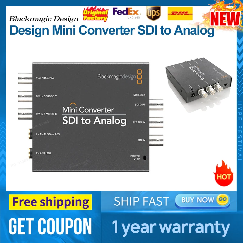 Мини-конвертер SDI Blackmagic Design в аналоговый