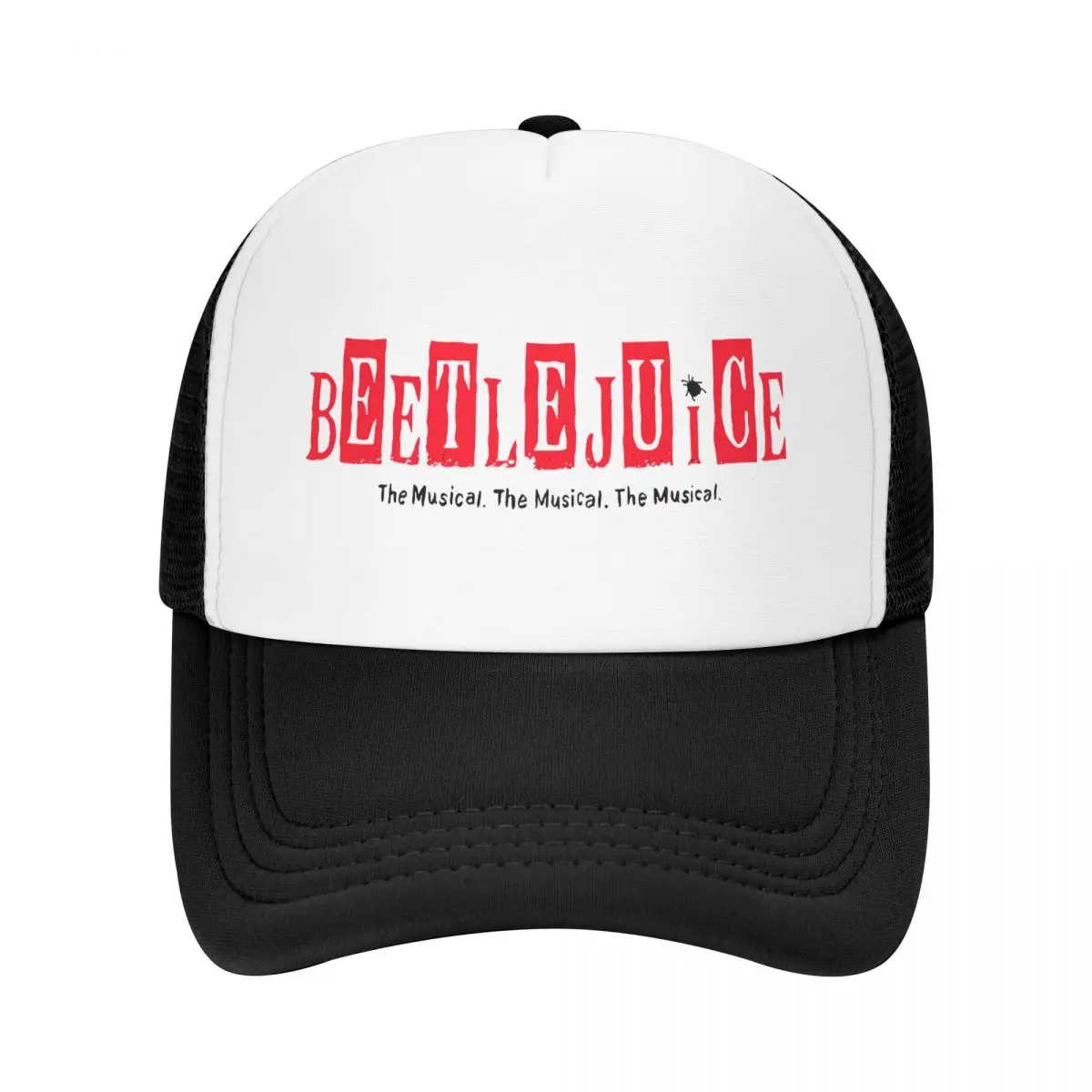 Модная Бейсболка Beetlejuice The Musical Trucker Hat, Регулируемая Бейсболка Для Взрослых Из Фильма Ужасов Тима Бертона, Летние Шляпы Snapback, Бейсболки