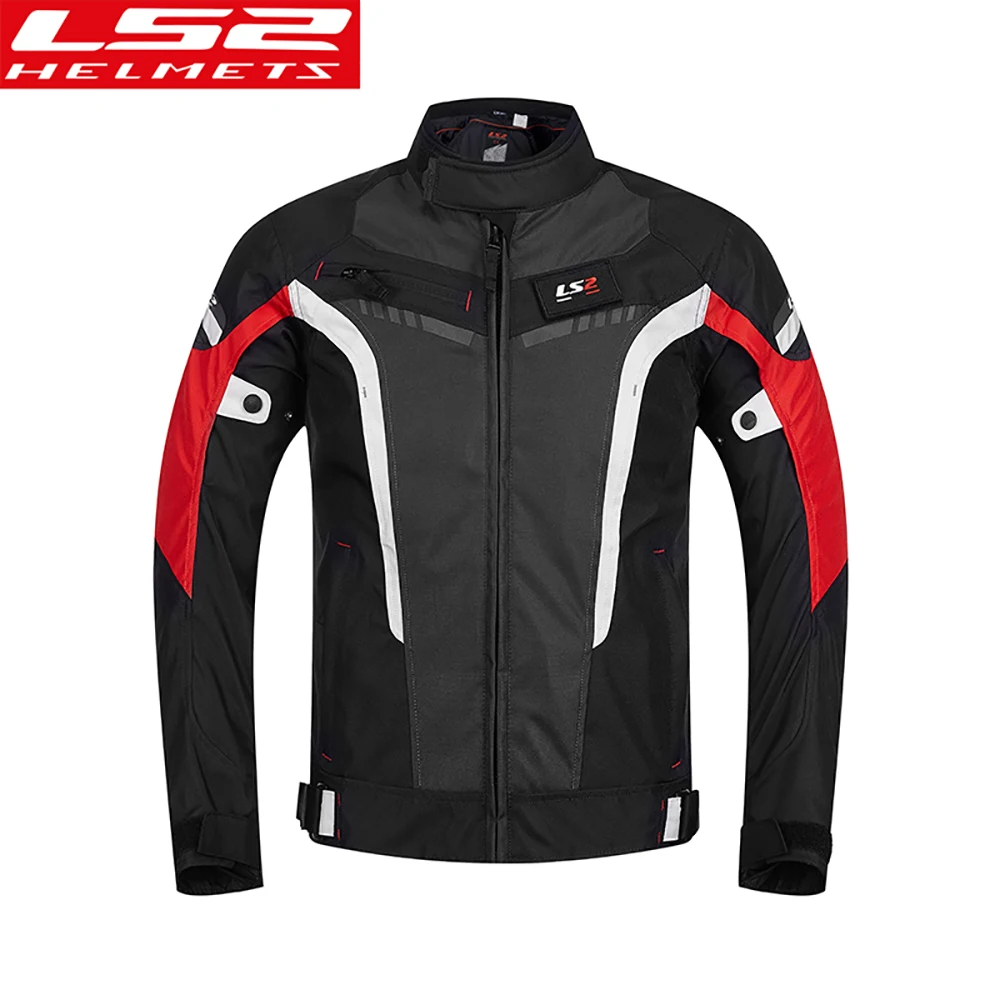 Мужская Женская мотоциклетная куртка LS2 MJ113, гоночный костюм от падения, куртка для мотокросса, Сертифицированное CE защитное снаряжение