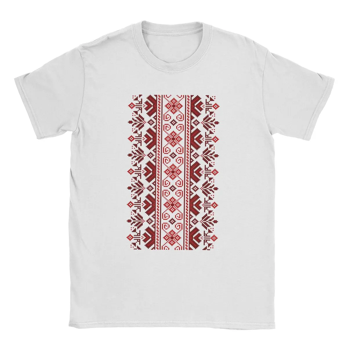 Мужская футболка с вышивкой нитками, модная хлопковая футболка, Украинский народный этнический орнамент, футболка, одежда, Идея подарка