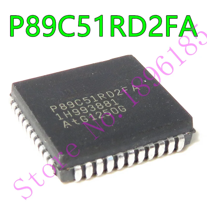 Новый и оригинальный P89C51RD2FA PLCC44 80C51 8-разрядный флэш-микроконтроллер семейства 16KB/32KB/64KB ISP/IAP Flash с 512B/512B/1KB оперативной памяти