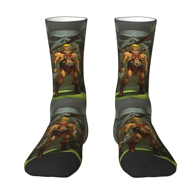 Носки для команды Masters Of The Universe для мужчин и женщин, унисекс, забавные носки с 3D принтом He-Man Eternia