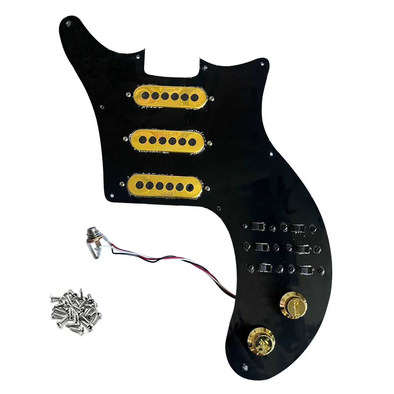Обновите предварительно подключенные звукосниматели SSS с одной катушкой Замена комплекта жгутов для гитары Brian May Red Special