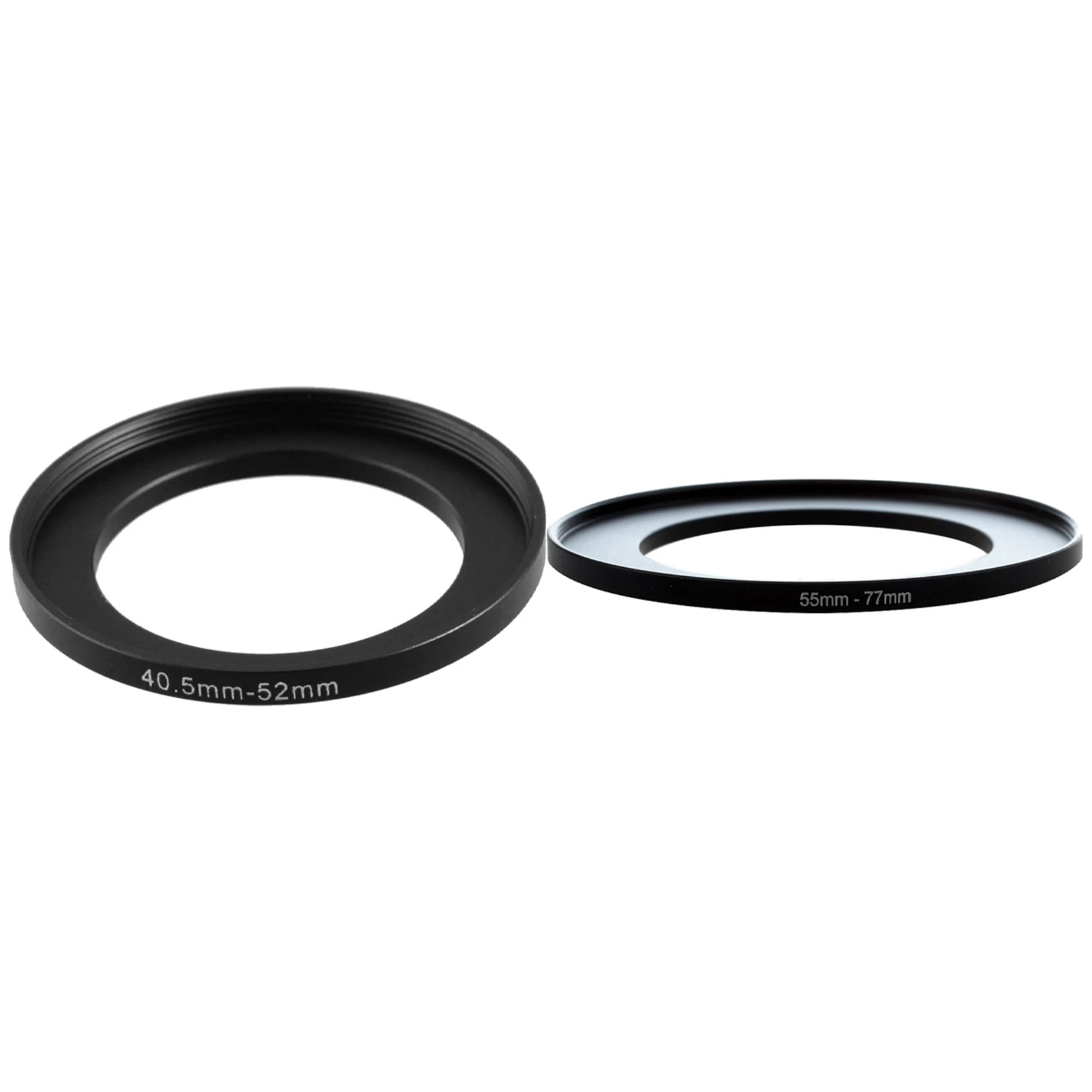 Переходное кольцо с металлическим фильтром из 2 предметов для камеры, 40,5-52 мм и 55-77 мм