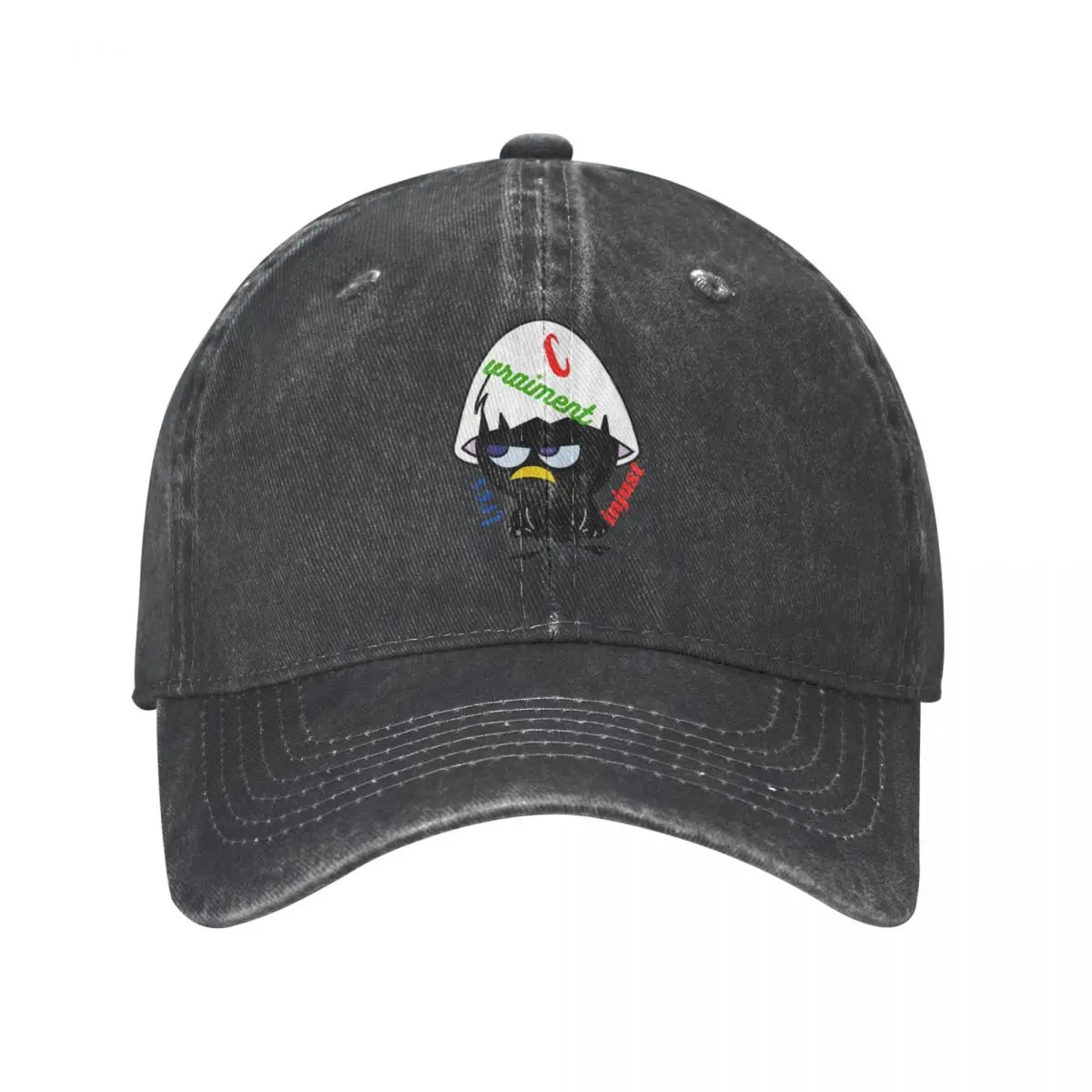 Повседневные бейсболки Calimero Angry Cartoon Chicken в стиле унисекс, потертая солнцезащитная кепка, итальянская телевизионная кепка для путешествий на открытом воздухе