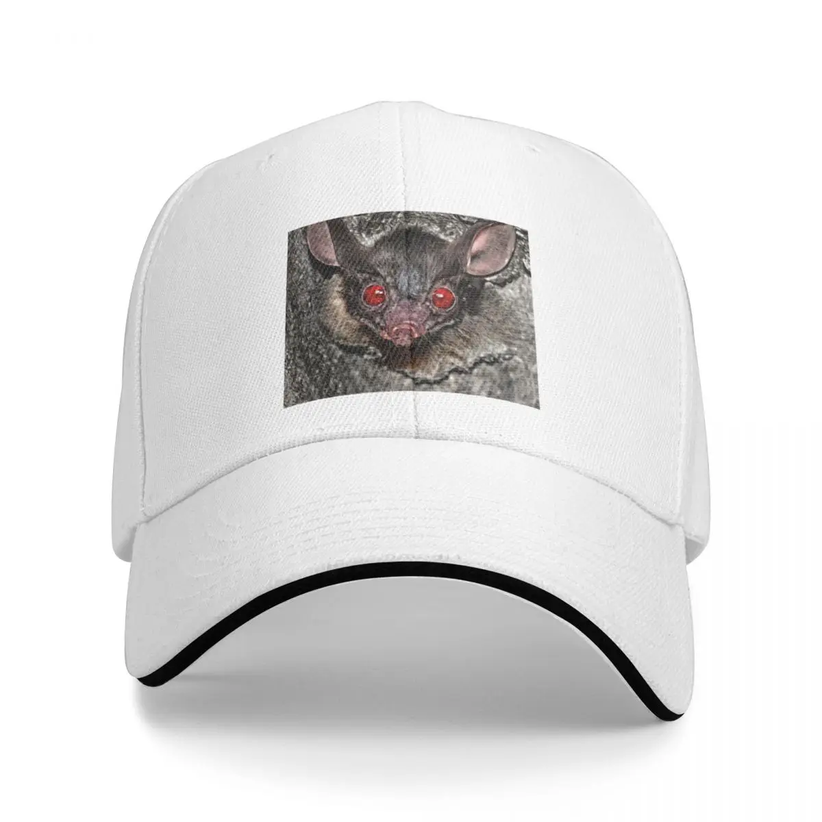 Портрет летучей мыши с красными глазами, макросъемка, бейсболка, Новая шляпа, альпинистская роскошная брендовая шляпа для гольфа, Женская мужская