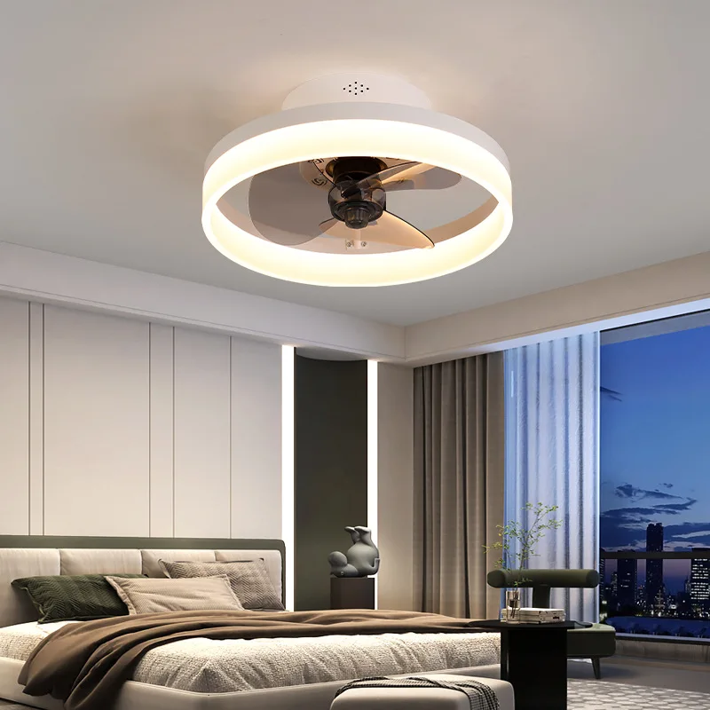 Потолочный вентилятор, Потолочная лампа, потолочный светильник для столовой, спальни, светодиодные вентиляторные лампы.