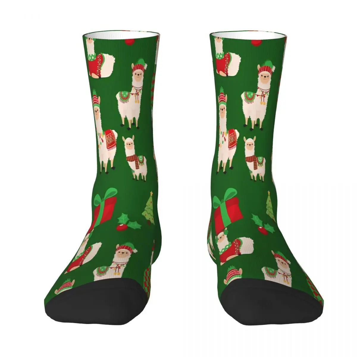 Рождественские носки с животными 
