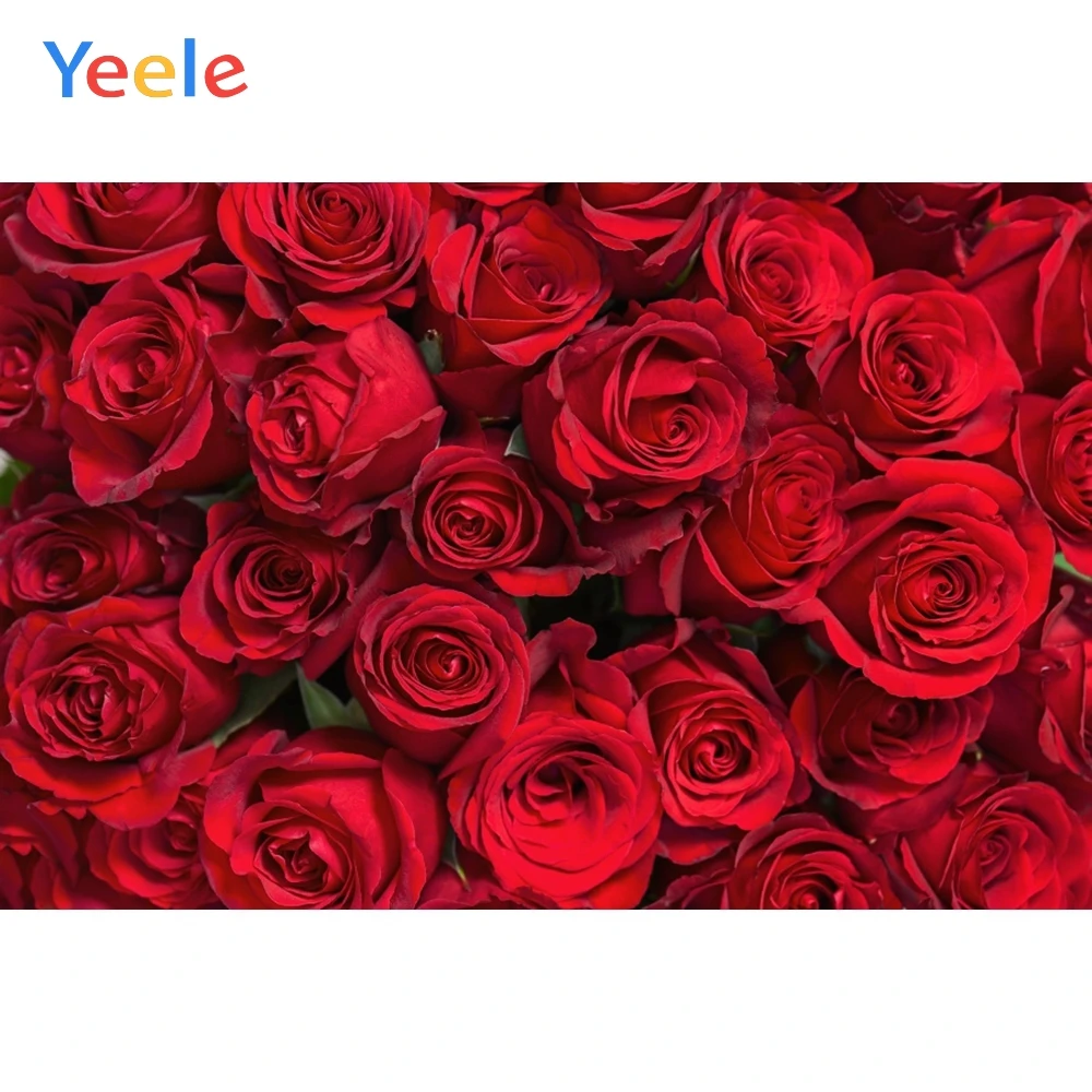 Свадебный декор Стена из цветов Красной розы Фотофоны для детского портрета на День Святого Валентина Фотофоны для фотостудий