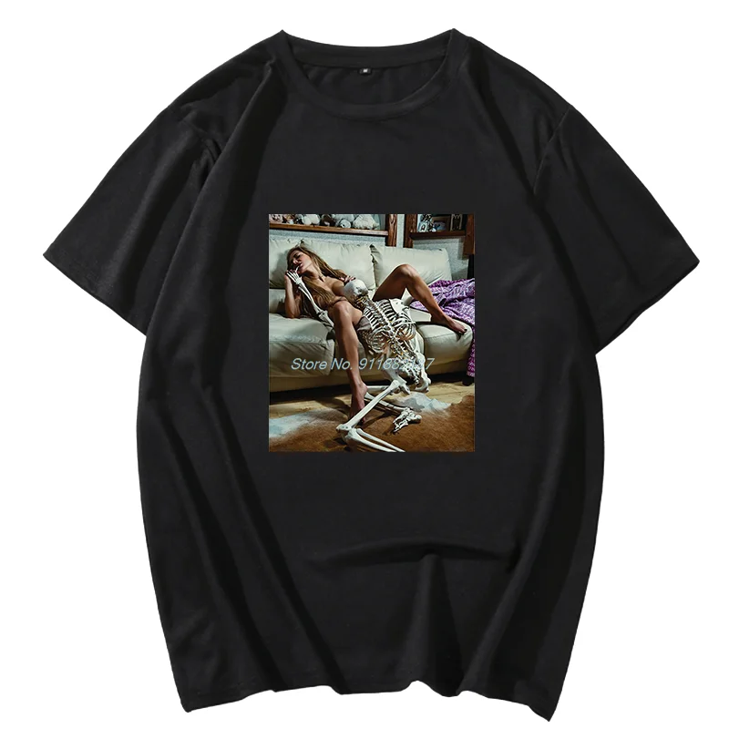 Сексуальные футболки Унисекс для девочек, черно-белые футболки, Топы, Забавные милые футболки оверсайз, Уличная одежда в стиле Харадзюку, Летняя Мужская одежда