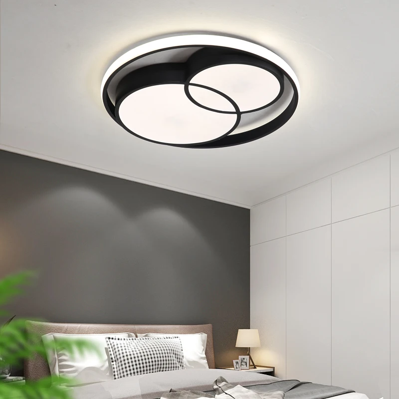 Современный светодиодный потолочный светильник с дистанционным управлением для гостиной, спальни, кухни, люстры в скандинавском стиле, светильники для дома