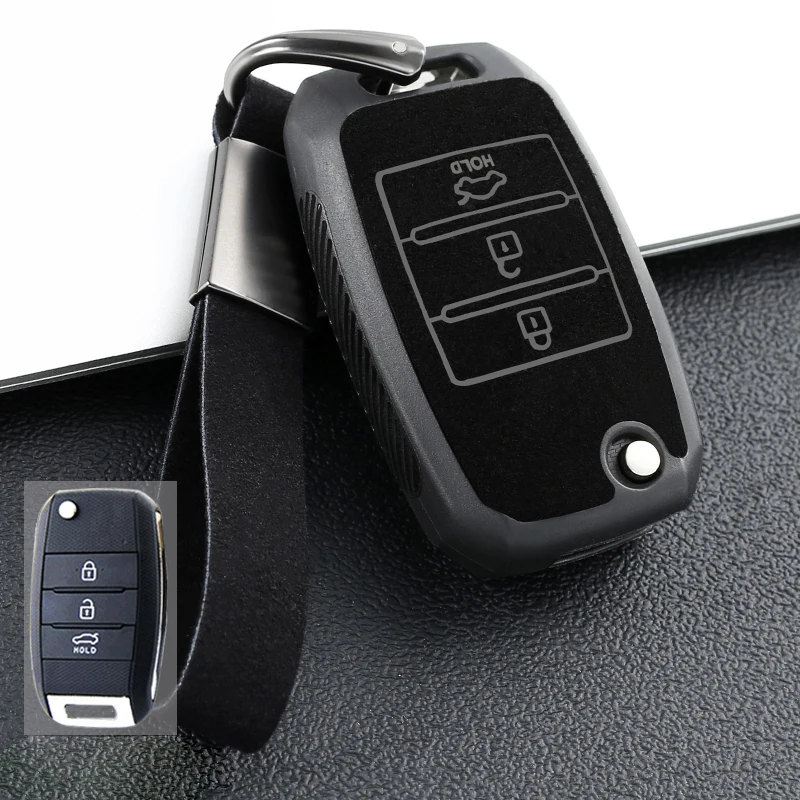 ТПУ Складной Чехол Для Ключей Автомобиля Защитный для KIA Sid Rio Soul Sportage Ceed Sorento CeratoK2 K3 K4 K5 Remote Case Protect Брелок