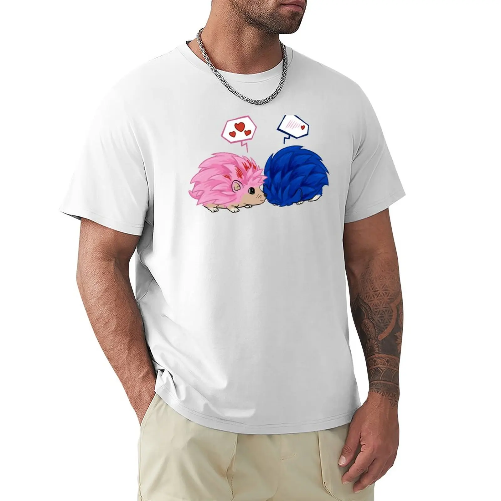 Футболка Hedgies - Sonamy, забавная футболка, футболка оверсайз, футболка для мальчика, эстетичная одежда, мужская хлопковая футболка