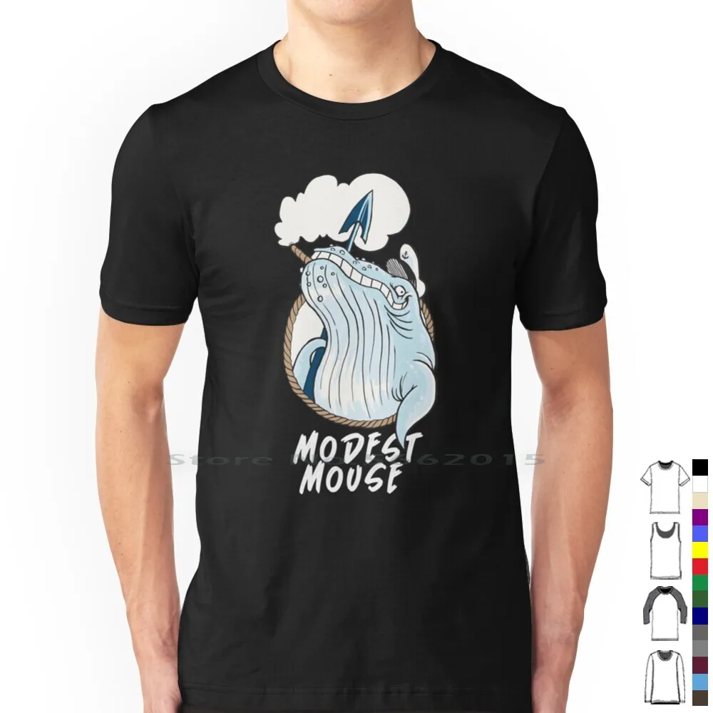 Футболка Modest Mouse Rat King из 100% хлопка, музыкальная группа Modest Mouse, Короткая футболка с длинным рукавом