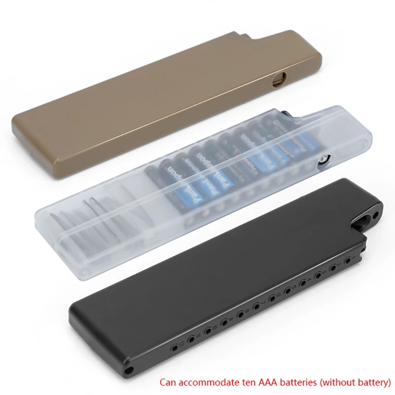 Ящик для хранения аккумуляторов Пылезащитный Антивзрывной защитный чехол EDC Держатель для 10ШТ батареек AAA 2020