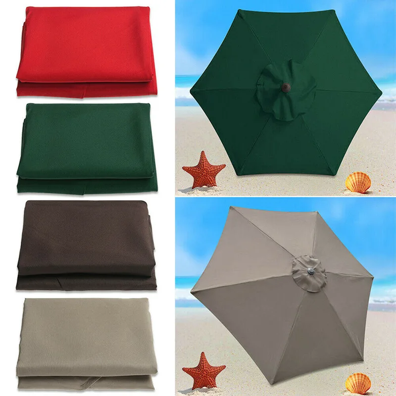 2-метровый зонт на открытом воздухе, большой зонт, навес, садовый киоск, пляжный зонт, сменная ткань для зонта от солнца