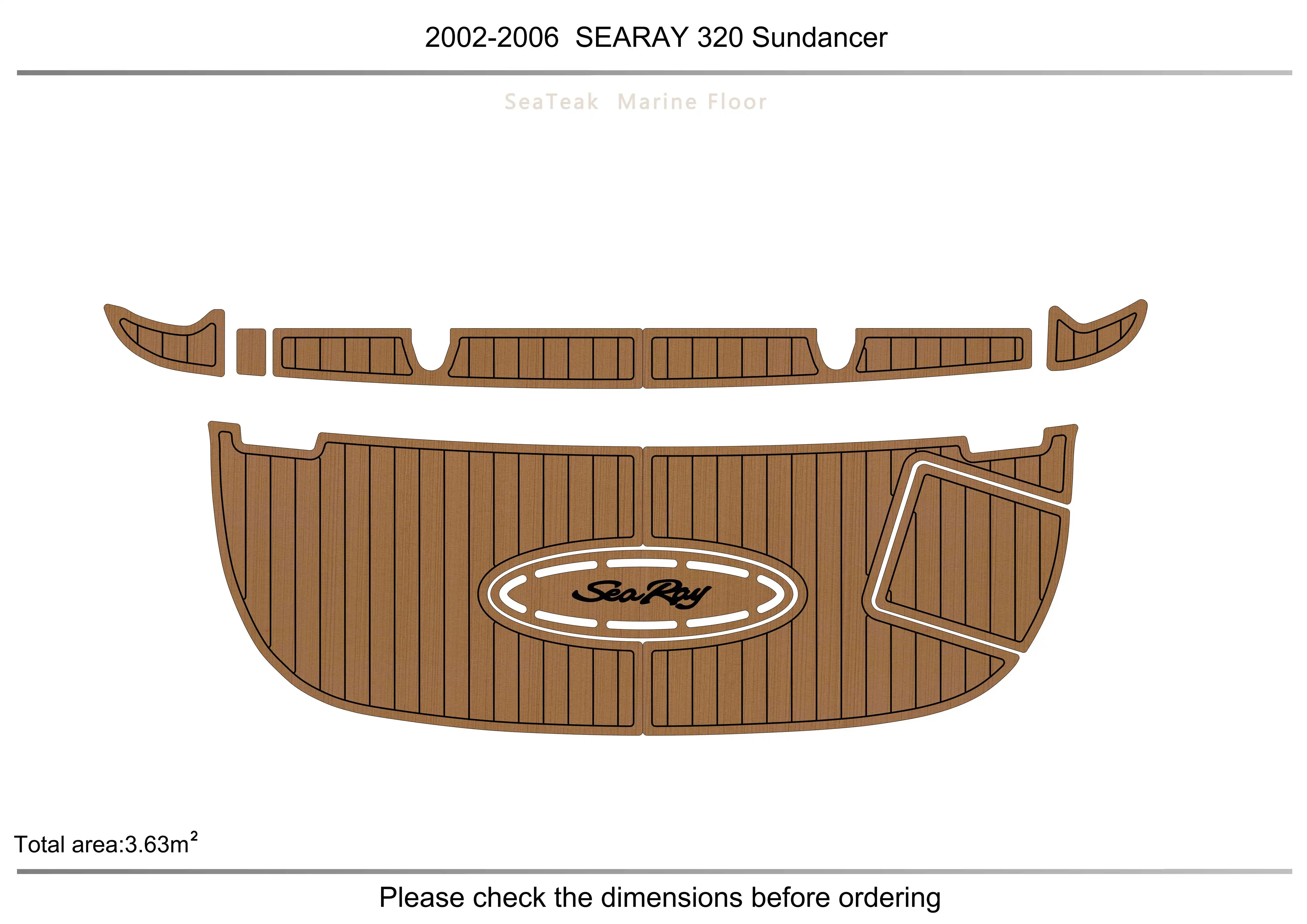 2006 Плавательная платформа Searay 320 Sundancer SP 1/4 