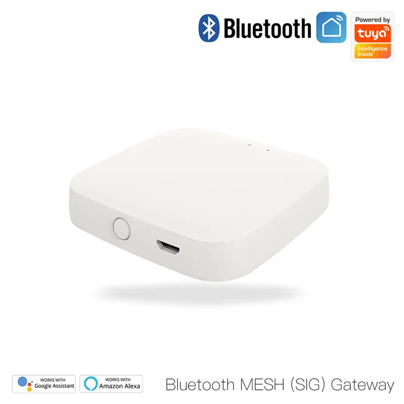 Smart Bluetooth MESH (SIG) Gateway Hub Приложение Голосового управления Беспроводной Пульт Дистанционного управления с кабелем для передачи данных для Alexa Google Home Tuya