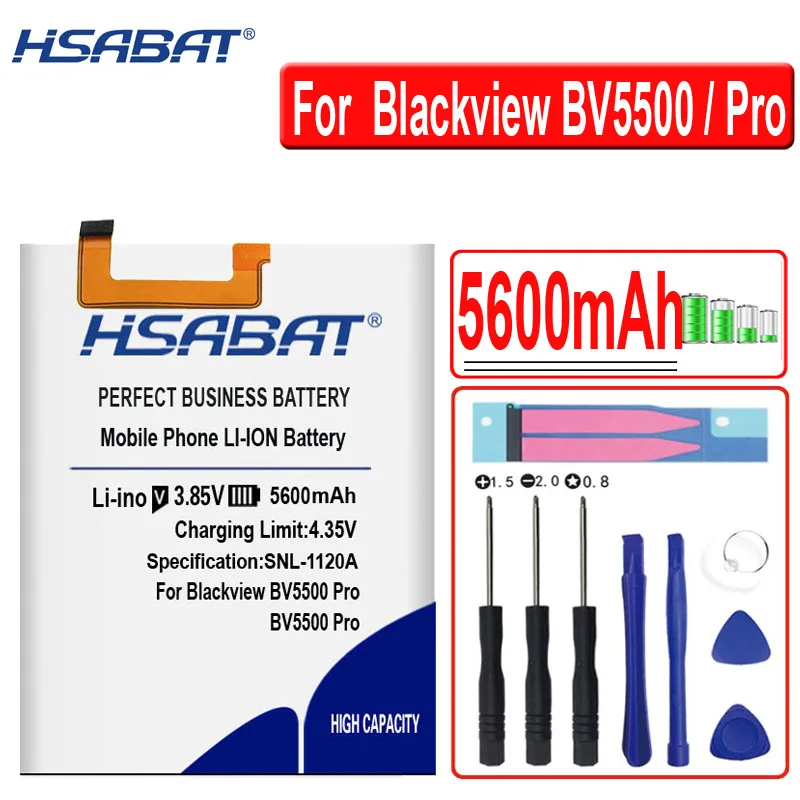 Аккумулятор HSABAT 5600mAh BV5500 для Blackview BV5500 для Blackview BV5500 PRO