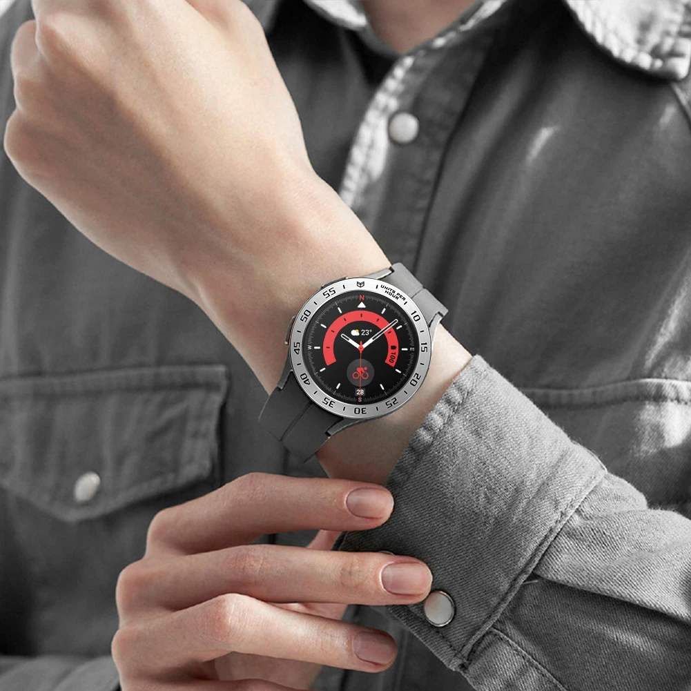 Безель Кольцо Крышка со шкалой Защитное кольцо Чехол Протектор края экрана Аксессуары для Samsung Galaxy Watch5 44 мм